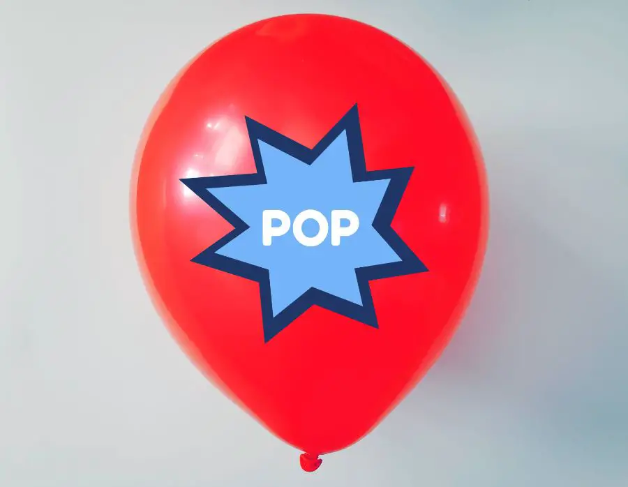 Balloon Going Pop