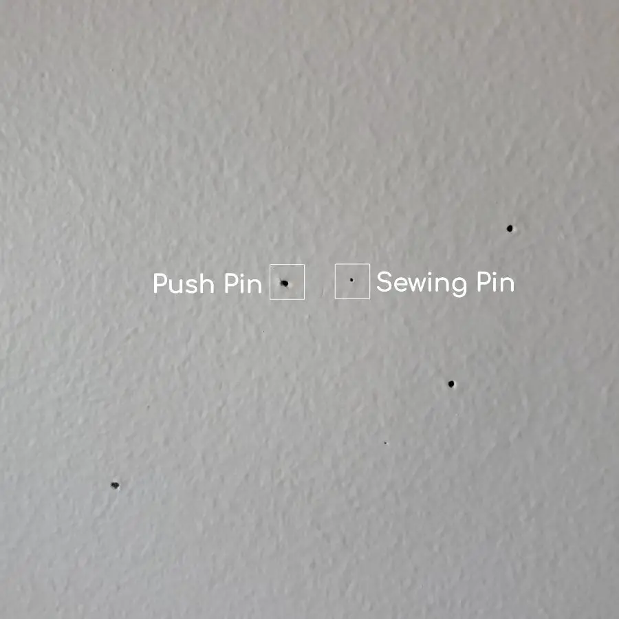 Push Pin vs Sewing Pin