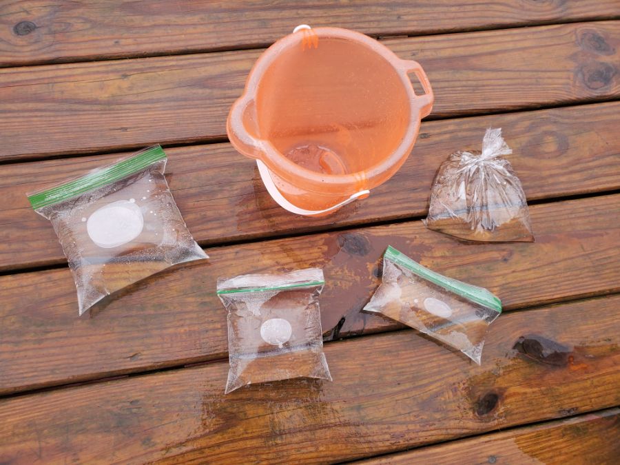 Water Balloons Made with Different Sizes of Food Storage Bags