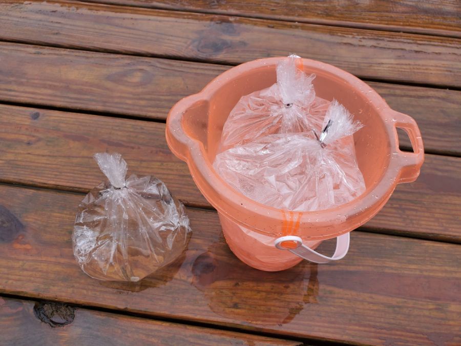 Water Balloons Made with Party Loot Bags