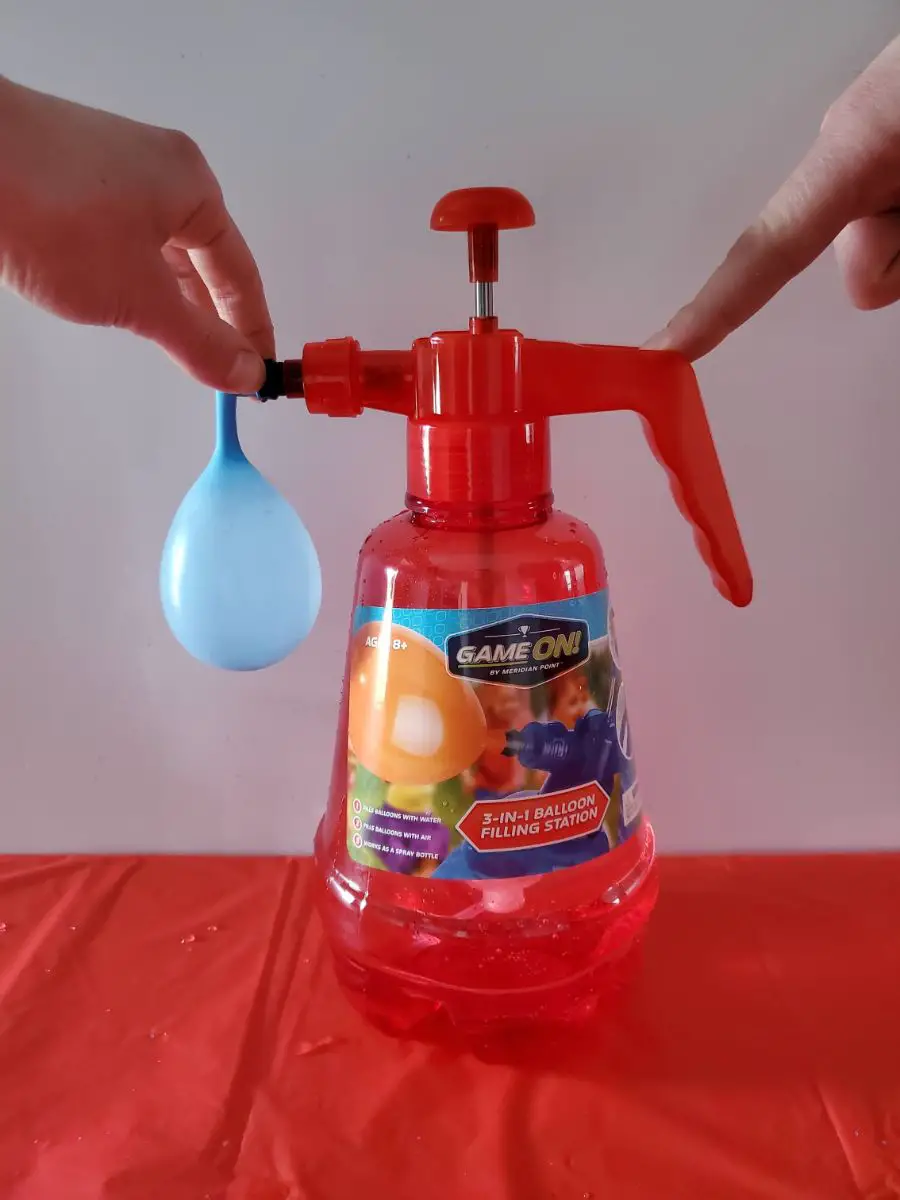 Demonstrating How a Water Balloon Pump Works