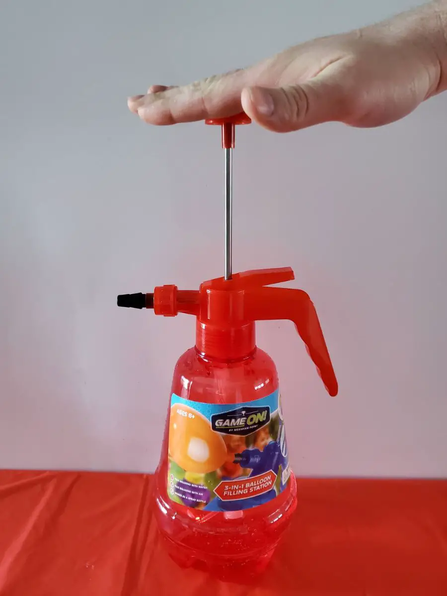 Pumping Pressure into Water Balloon Pump