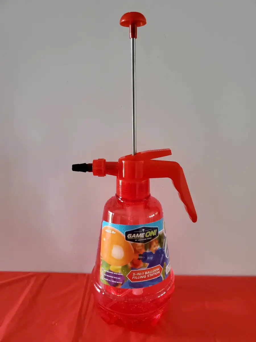 Water Balloon Pump with Pump Extended