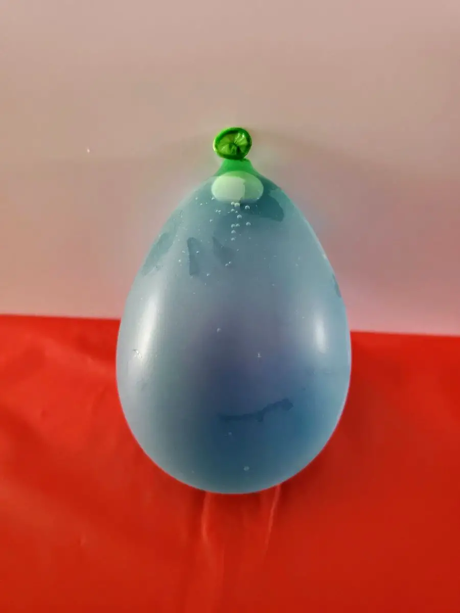 Water Balloon Dyed with Food Dye