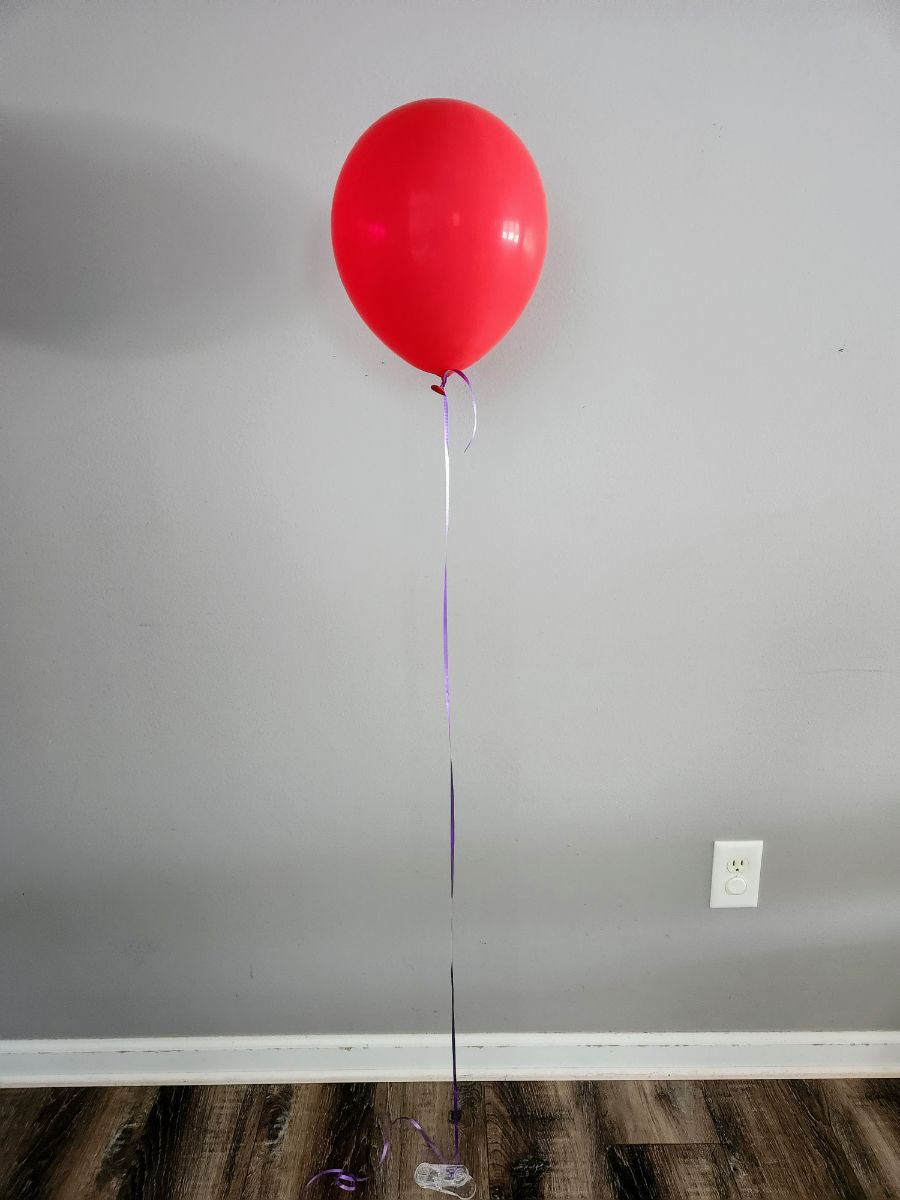 12 Inch Balloon with Hi Float After 1 Week