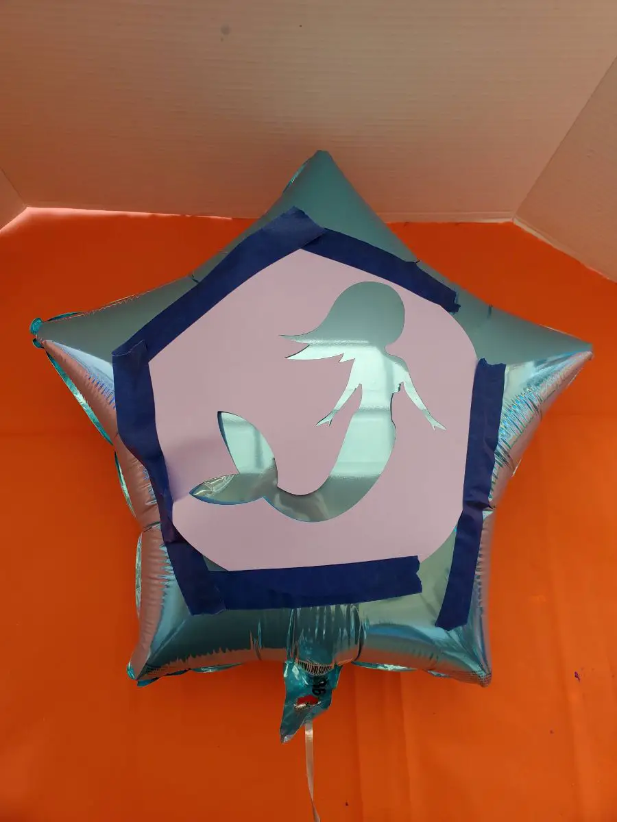Foil Balloon with Stencil