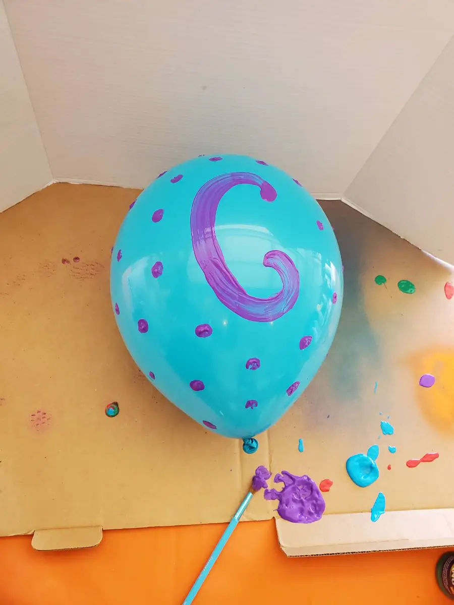 Latex Balloon Customized with Paint