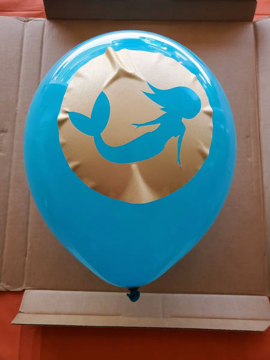 Latex Balloon with Stencil