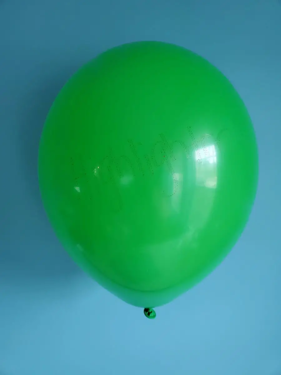 Writing on a Latex Balloon with a Highlighter