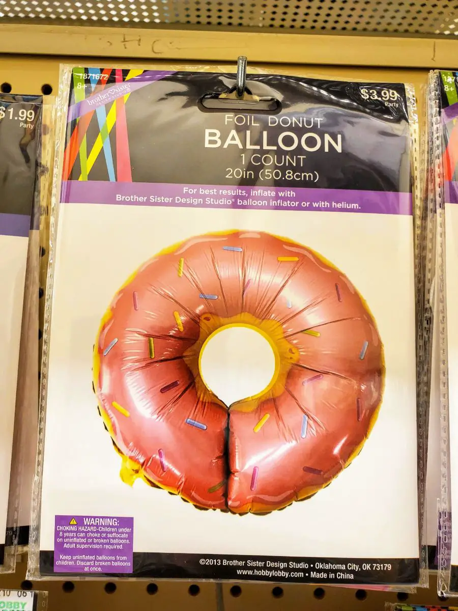 Donut Shaped Foil Balloon