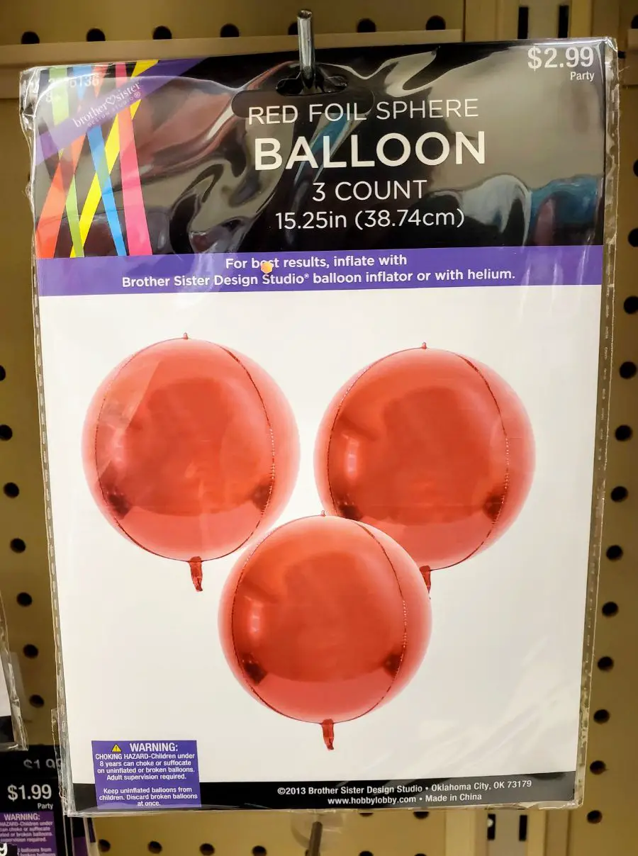 Spherical Foil Balloons