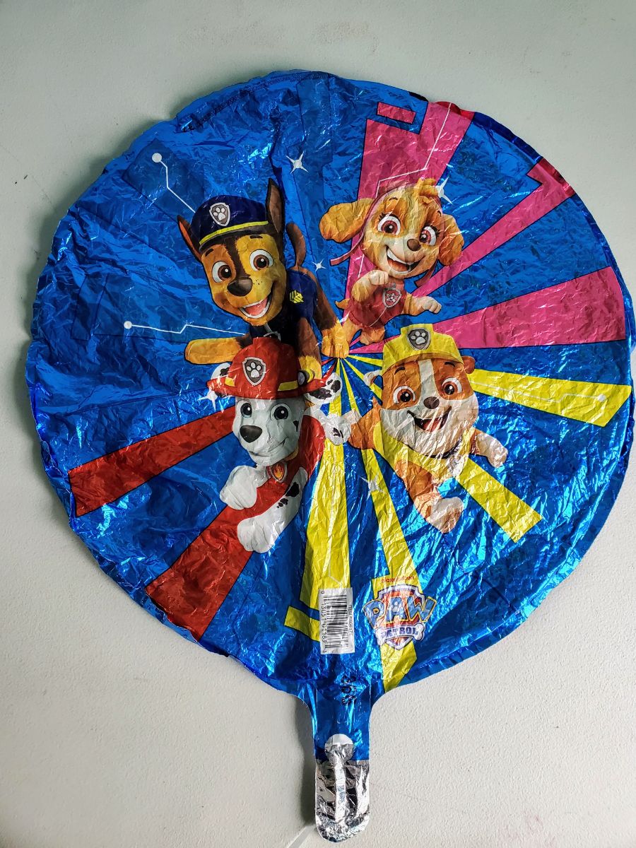 Completely Deflated Foil Balloon Ready to be Refilled