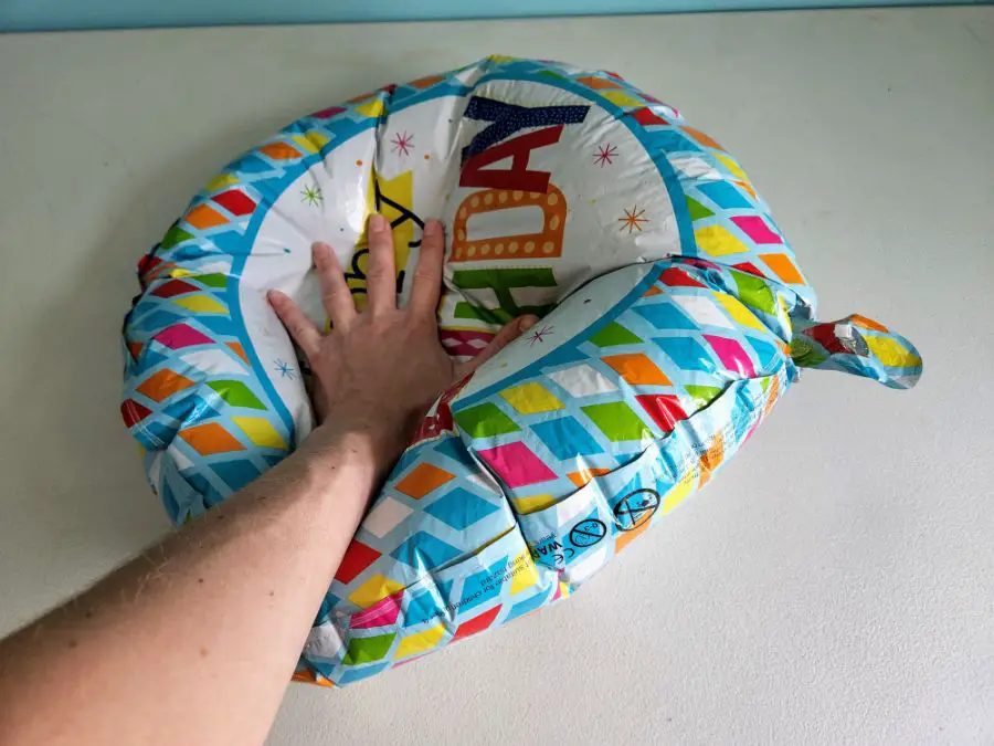 Deflating a Foil Balloon
