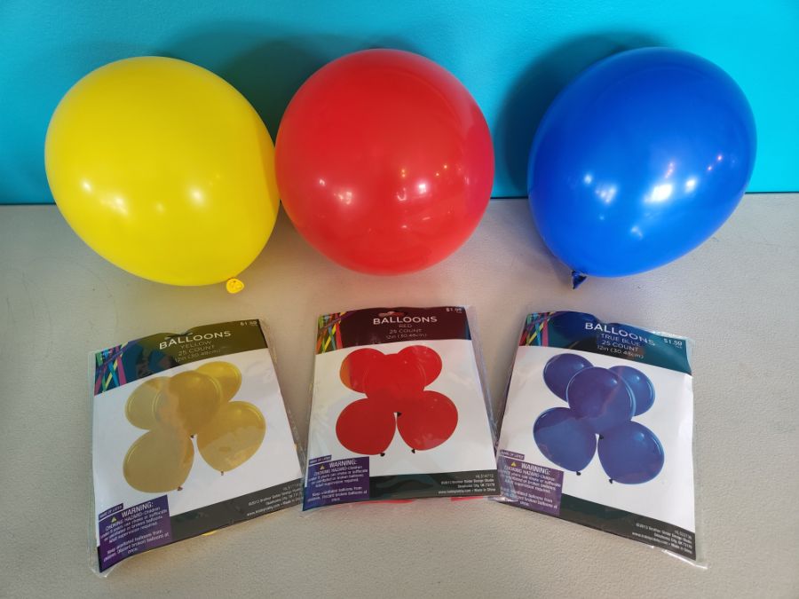 Latex Balloons In Assorted Colors