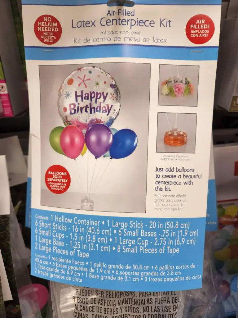 Store Bought Balloon Centerpiece Kit
